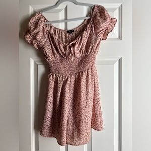 LOVE TREE PINK FLORAL ROMPER